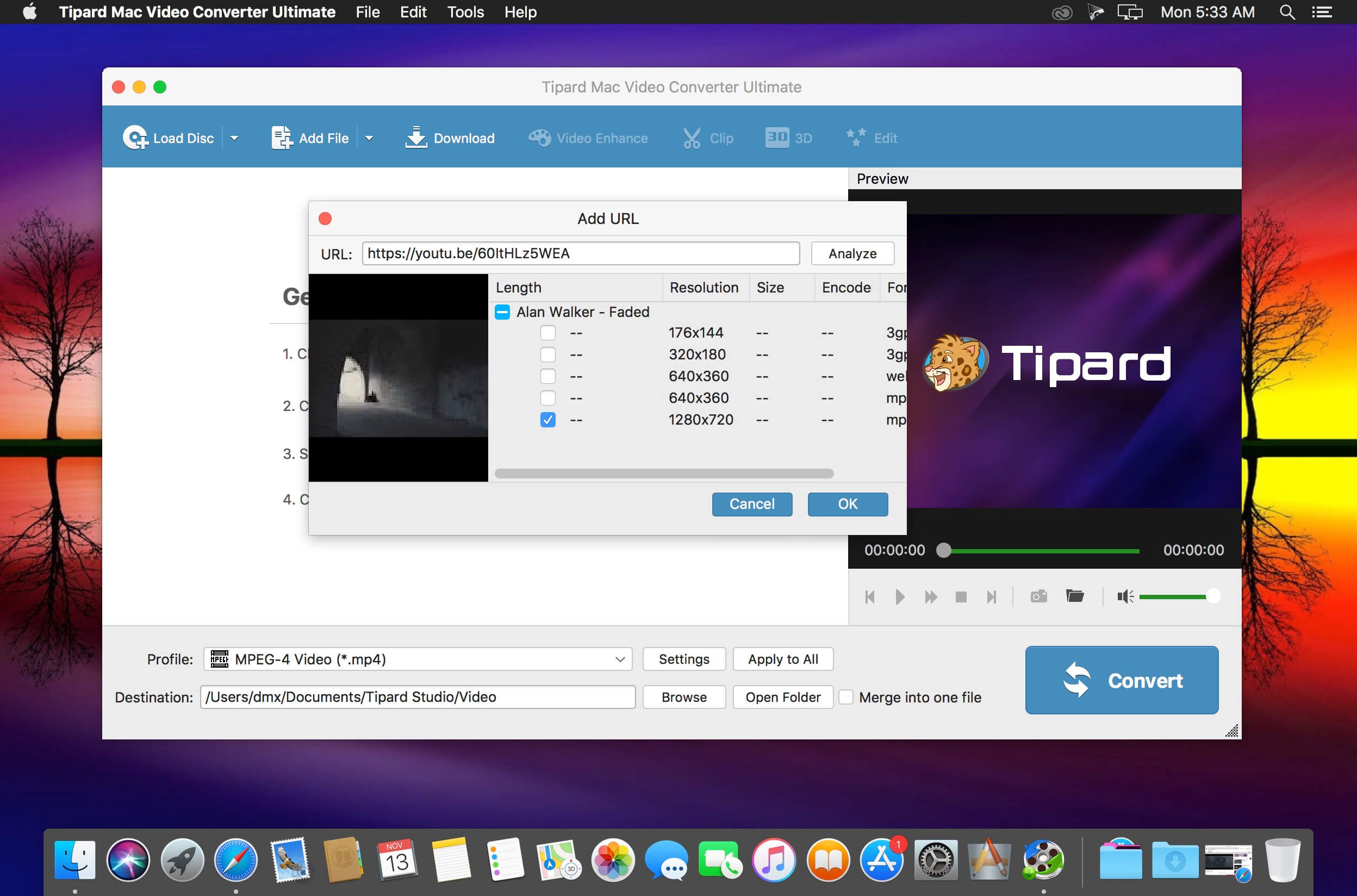 Tipard Mac Video Converter Ultimate 9.2.26